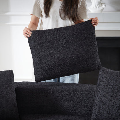 V - Shaped Modular Sofa Set With 3 Pillow