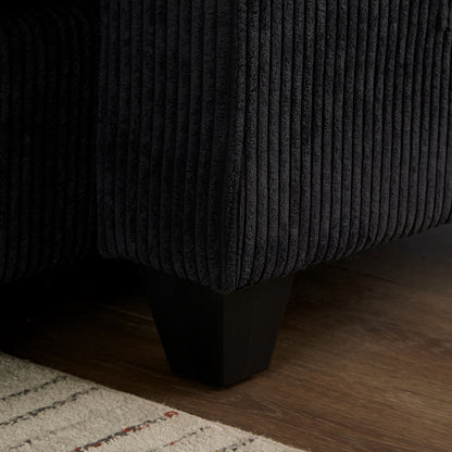 Convertible Chaise Lounge Sofa Chair With USB Ports, Cup Holders, Phone Holder And Storage