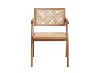 Valentina - 6 Piece Patio Furniture Set - Rattan / Natural