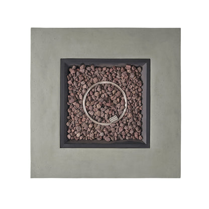 Modern 50, 000 Btu Square Fire Table With Propane Tank