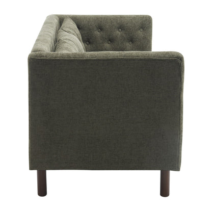 Upholstered Sofa Modern 3 Seater Sofa Couch With Tufted Design For Living Room