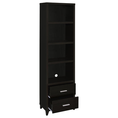 Barnaby - 4 Piece Rectangular Entertainment Center - Cappuccino