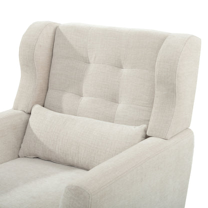 Modern Accent Chair Upholstered Foam Filled Living Room Chairs Comfy Reading Chair Mid-Century Modern Chair With Fabric Lounge Arm Chairs Armchair For Living Room Bedroom