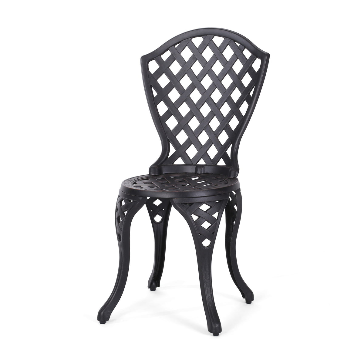 Bono Metal Bistro Set - Black