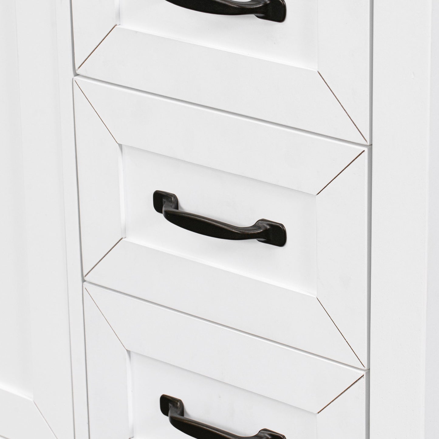 Modern Bathroom Vanity With Sink, Freestanding Design With Drawers And Doors