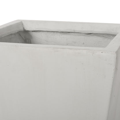 Outdoor Modern Cast Stone Planter
