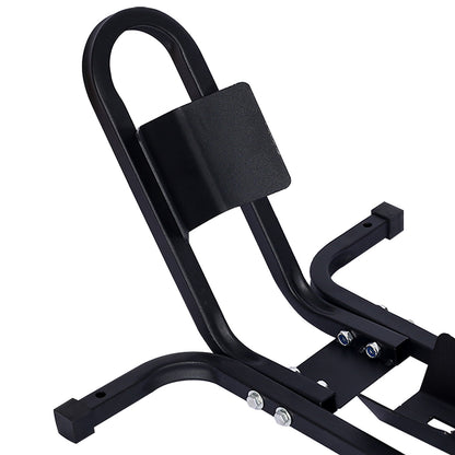 Heavy Duty Motorcycle Front Tire Chock For 17" 21" Wheels Stand 1200 Lbs Capacity - Black