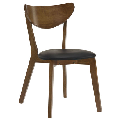 Linnea - 5 Piece Dining Set With Chairs - Dark Walnut