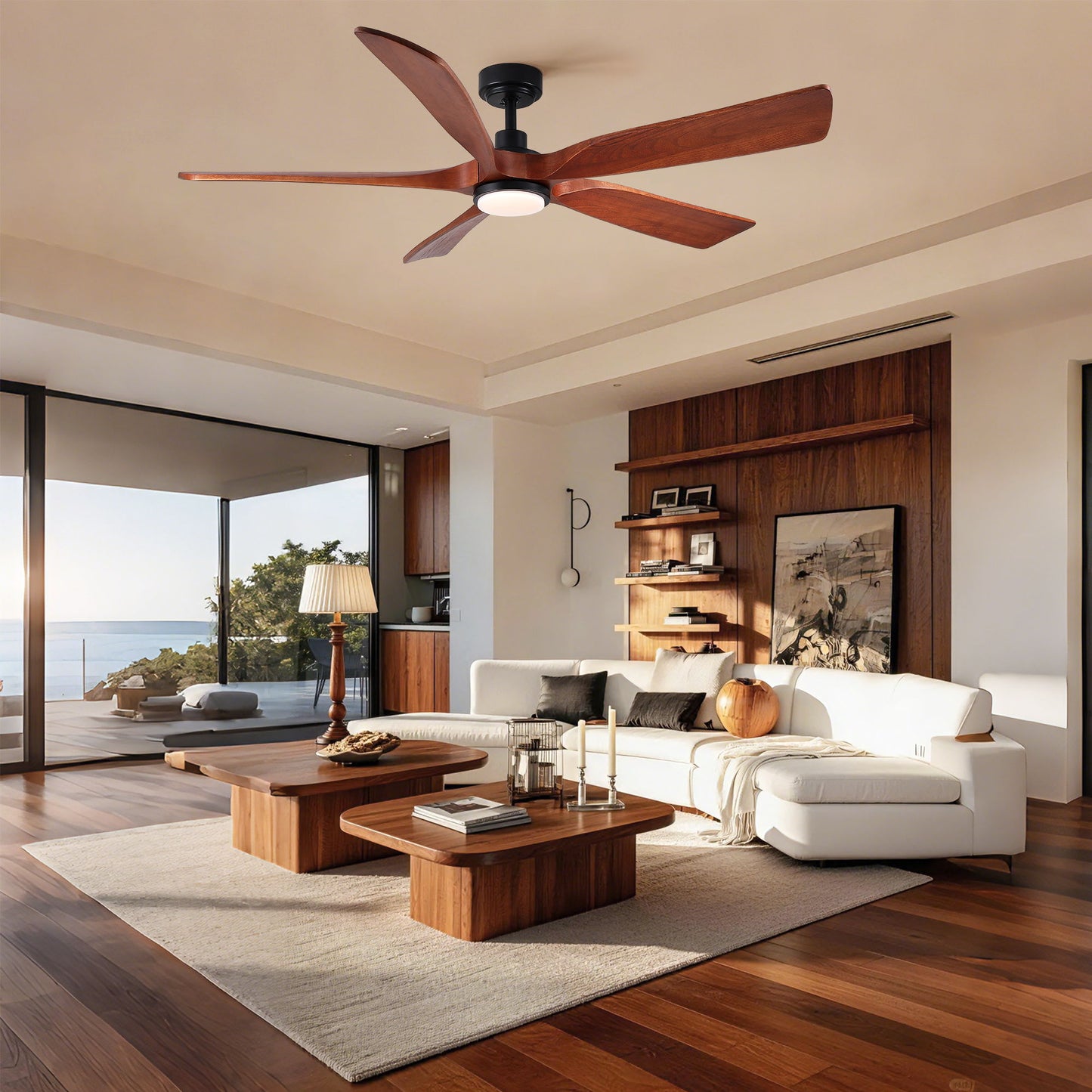 Ceiling Fan With Light And Remote Control