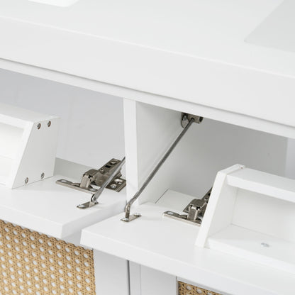 Bathroom Vanity With Double Sink, Large Storage Space