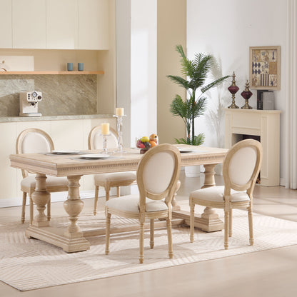 Upholstered With Round Back Dining Chairs (Set of 2)