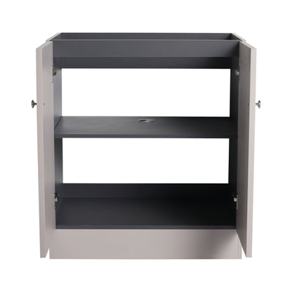 Modern Freestanding Bathroom Vanity With Soft Close Cabinet Doors