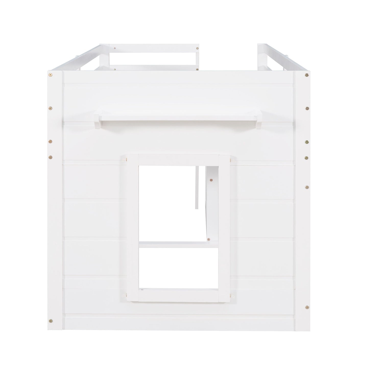 Loft Bed With Cabinet And Shelf