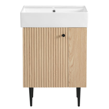 Bathroom Vanity, Combo Cabinet, Bathroom Storage Cabinet, Single Ceramic Sink