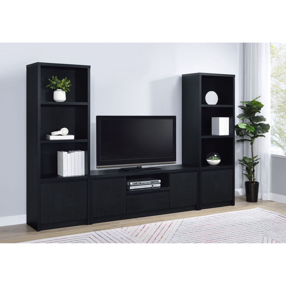 Sloat - 3 Piece Entertainment Center - Black
