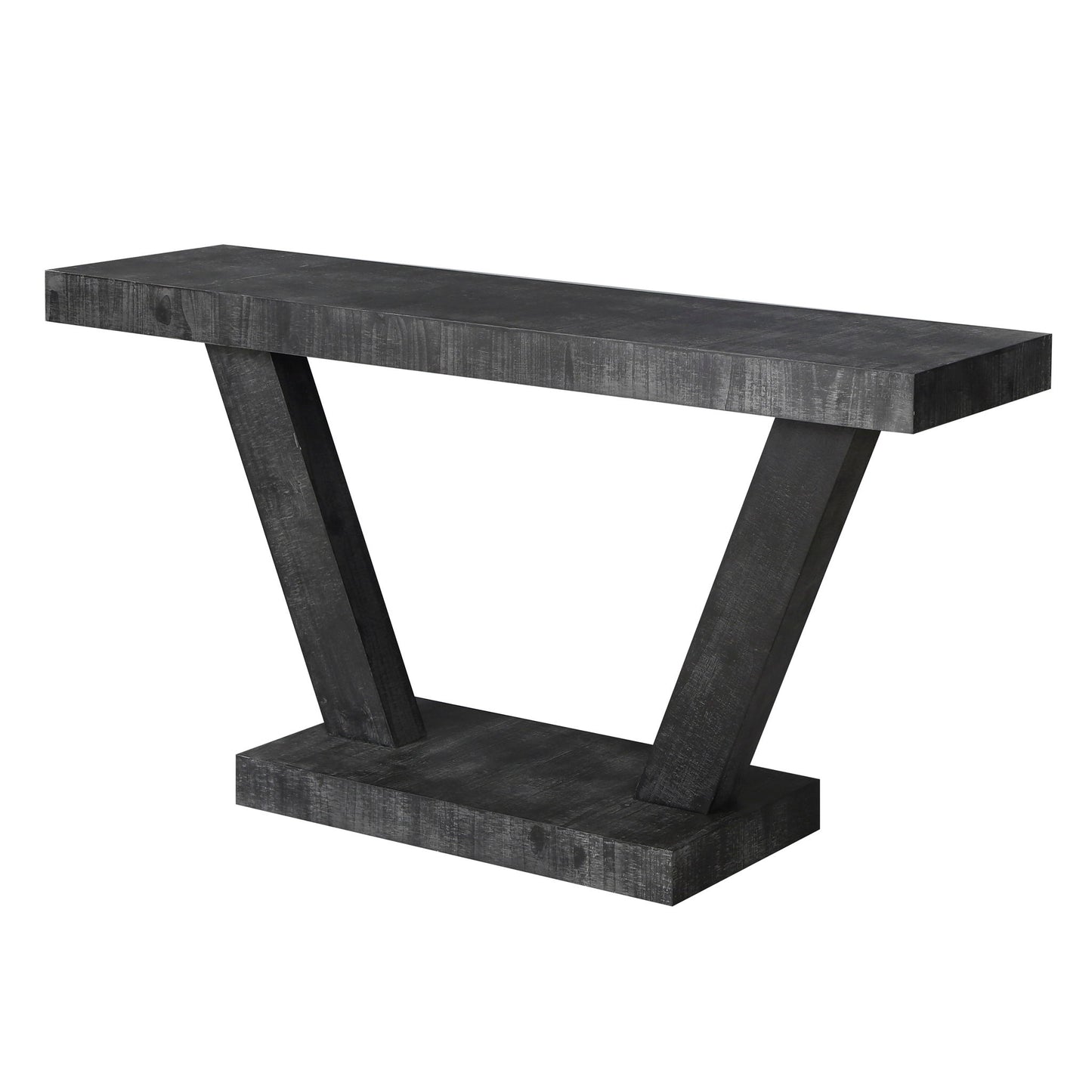 Vintage Distressed Wood Entryway Bench With 2 Tier Storage Cabinet