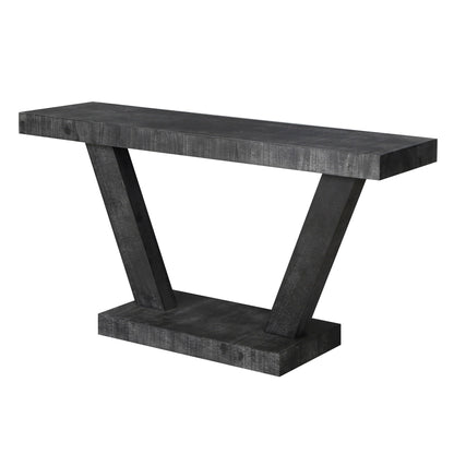 Vintage Distressed Wood Entryway Bench With 2 Tier Storage Cabinet