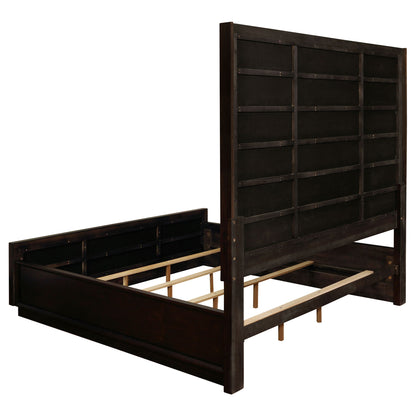 Prescott - 5 Piece California King Bedroom Set - Dark Brown
