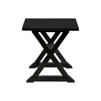 Compact Accent End Table, Square, Transitional