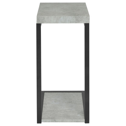 Snack Table With Industrial Base