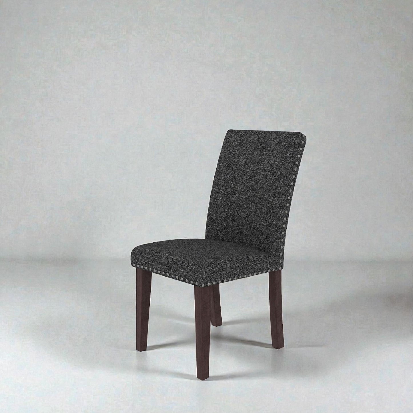 Upholstered Dining Chair With High Back Design (Set of 2)