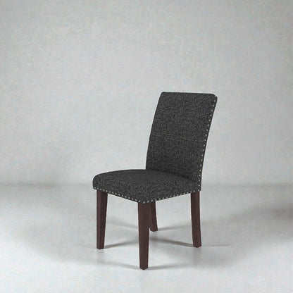 Upholstered Dining Chair With High Back Design (Set of 2)