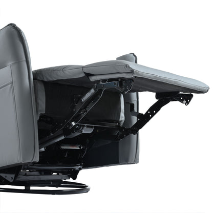 270° Power Swivel Rocker Glider Recliner Chair With USB Ports