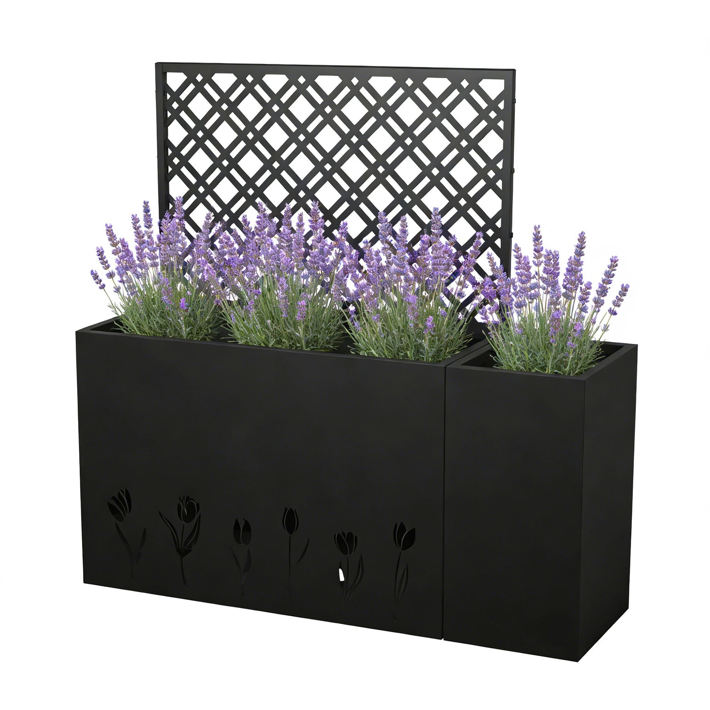 Tall Planter Raised Garden Bed With Trellis