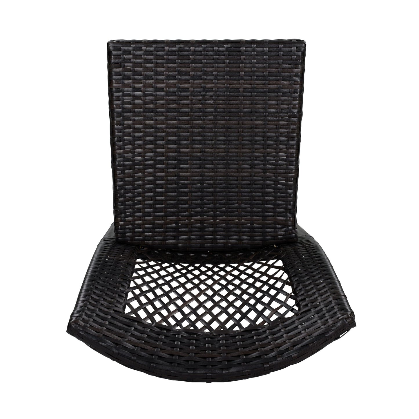 5 Piece Patio Dining Set With Chairs, Outdoor Furniture - Brown Multi / Light Teak
