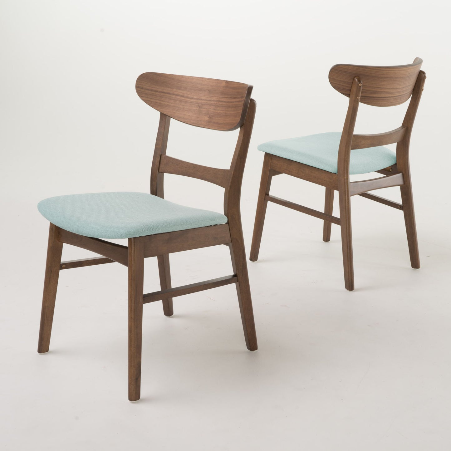 Modern Dining Chairs With Cushioned Seat (Set of 2)