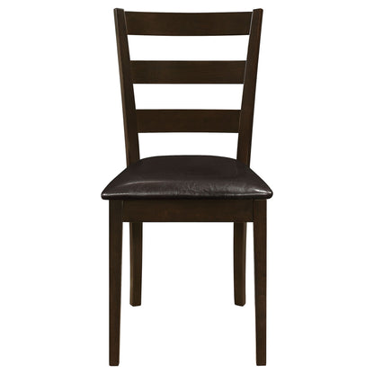 Arvin - 5 Piece Dining Set With Rectangular Table And Bench With Seats - Cappuccino
