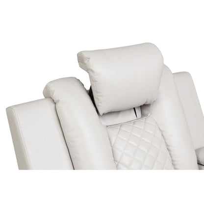 Benz - LED & Power Recliner With Adjustable Headrests And Ambient LED Lighting
