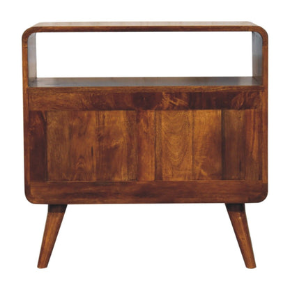 Curved Charm Console - Brown
