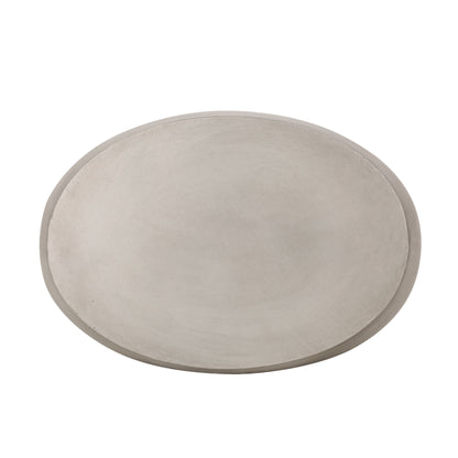 Outdoor Oval Shaped Side Table