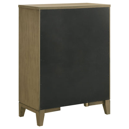 Menlo - 5 Drawer Bedroom Chest Of Drawers - Natural