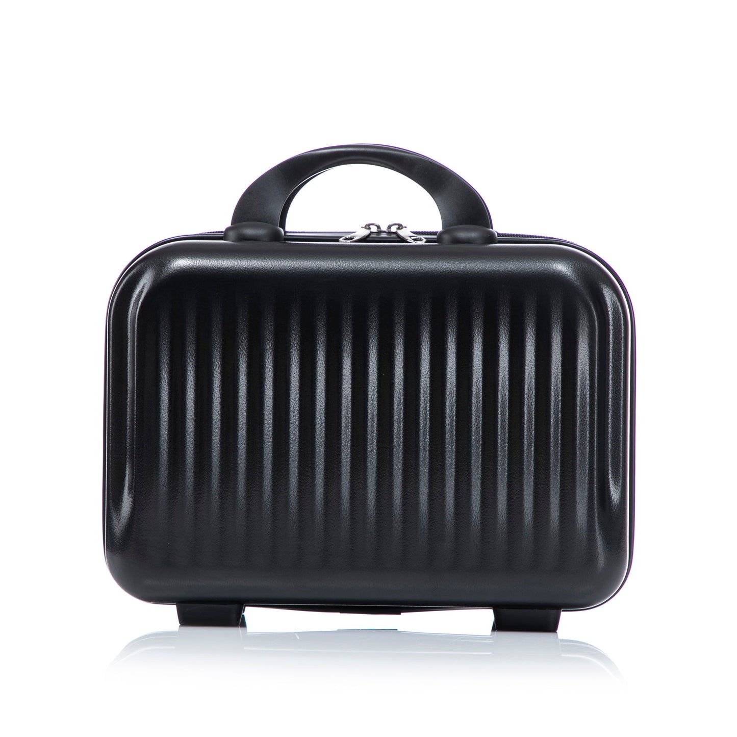Luggage Set With Cosmetic Case, Combination Lock, Front Opening Design