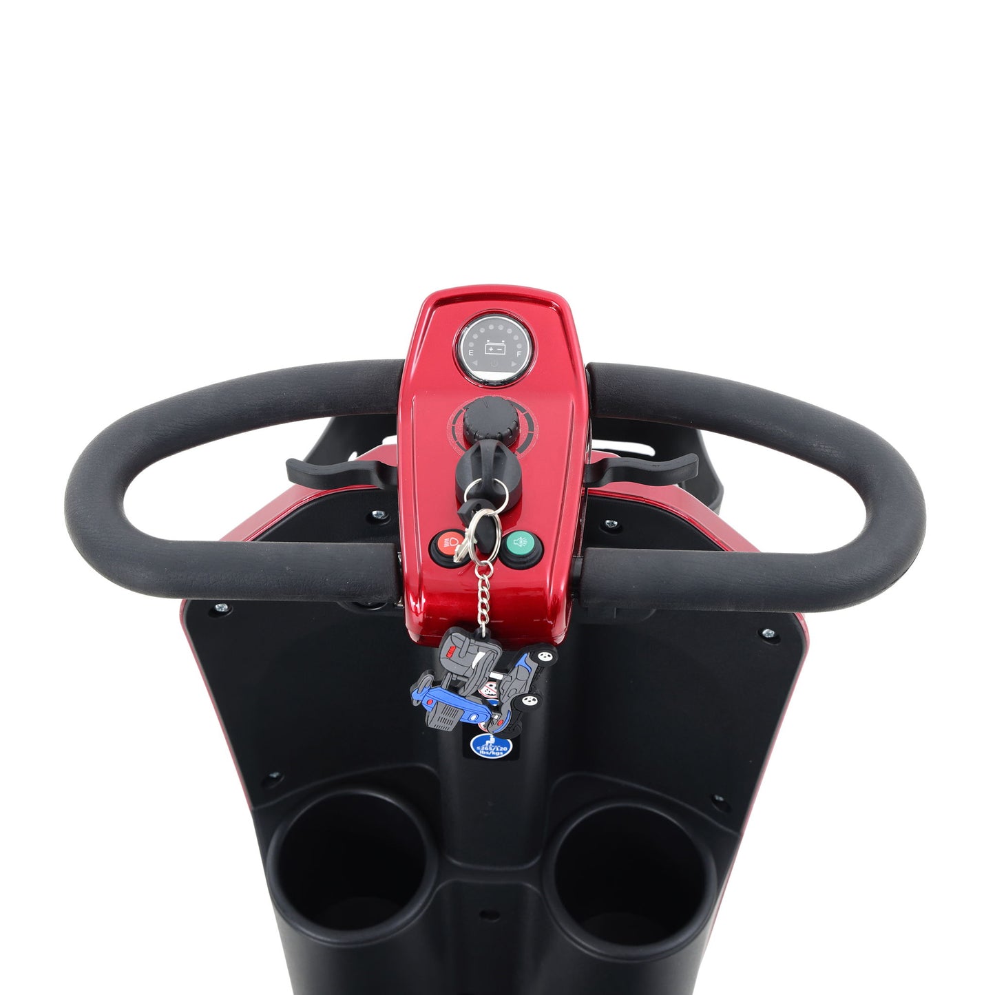 Max Plus - 4 Wheels Outdoor Compact Mobility Scooter With 2 Pieces X 20Ah Lead Acid Battery, 16 Miles, Cup Holders & USB Charger Port