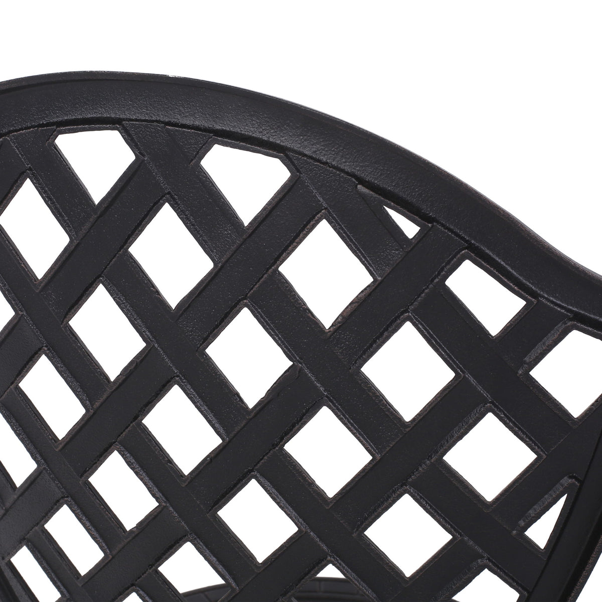 Bono Metal Bistro Set - Black
