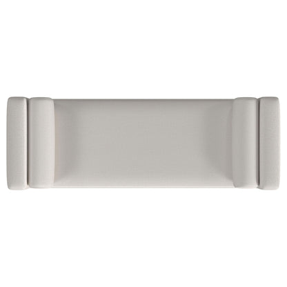 Thomas - Raised Arm Accent Bench - Ivory