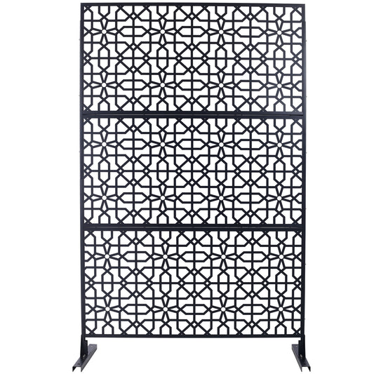 Outdoor & Indoor Metal Freestanding Decorative Privacy Screen