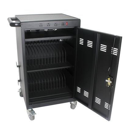 Mobile Charging Cart For Tablets Laptops 35, Device Capacity Matt Metal