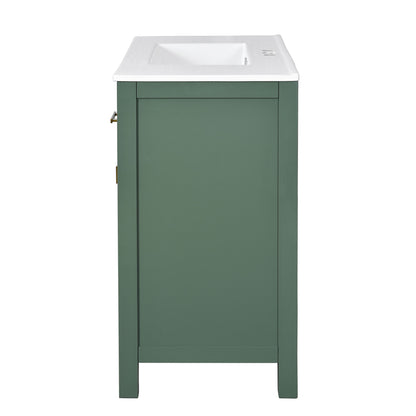 Bathroom Vanity With Sink Combo Set, Modern Bathroom Cabinet With 4 Drawers