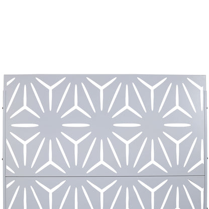 Outdoor & Indoor Metal Privacy Screen, Freestanding Decorative Panels