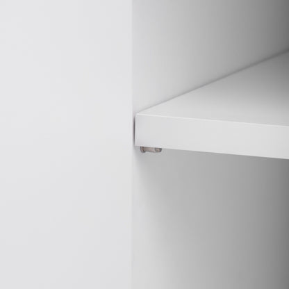 Modern TV Stand For TVs Up To 80", Entertainment Center With 4 Drawers And 1 Cabinet, Wood TV Console Table With And Handles For Living Room - White