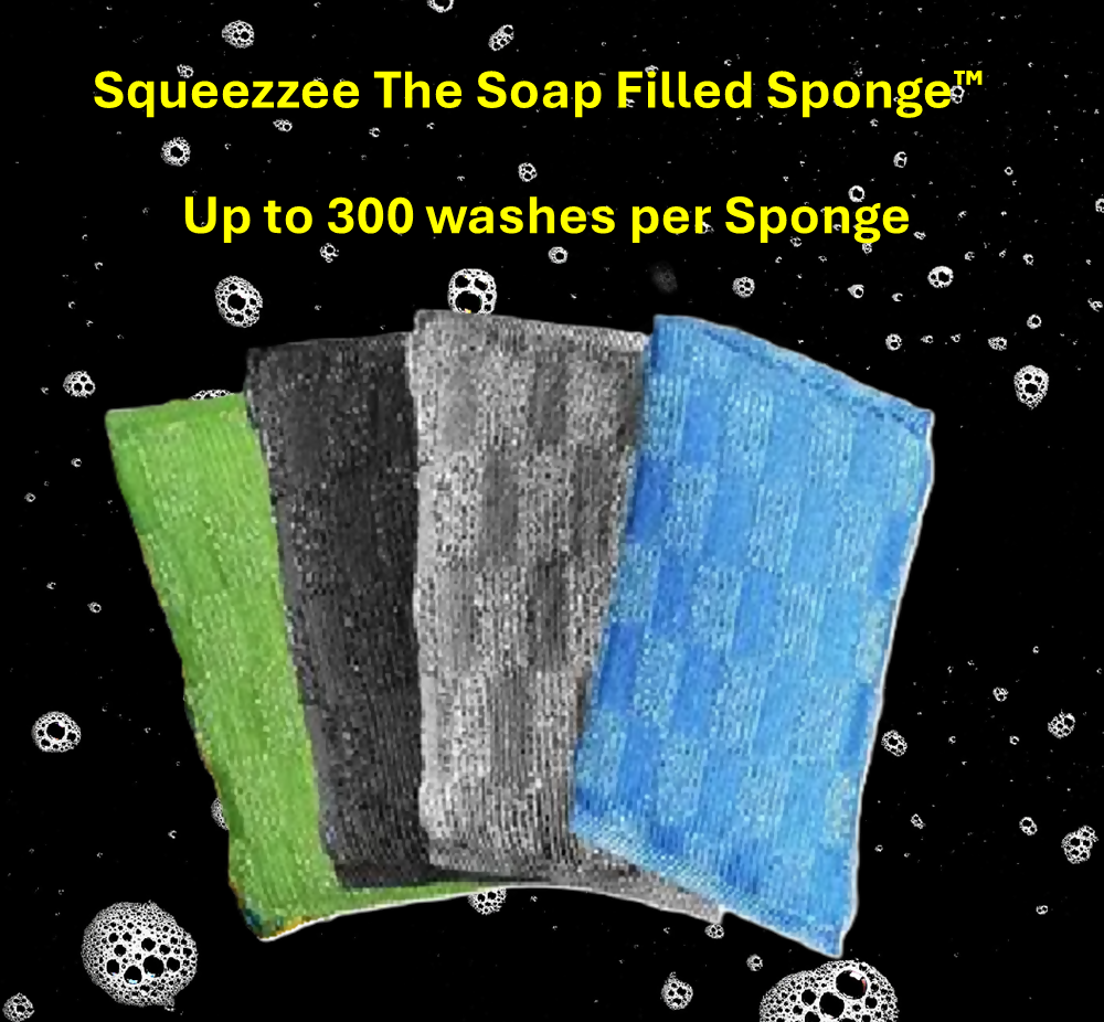 4 Sponge with words and suds