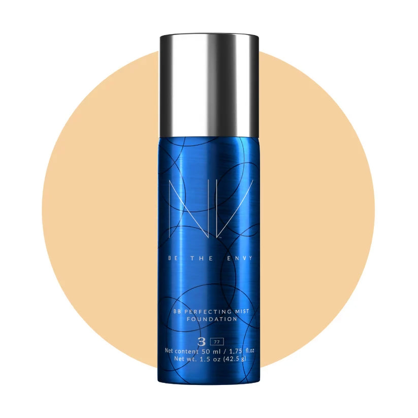 NV Perfecting Mist FOUNDATION Buildable Coverage Professional Airbrush Makeup with Plant-based Stem cell Polypeptides