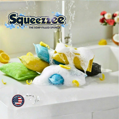 SQUEEZZEE The Soap Filled Sponge™ 3-Pack