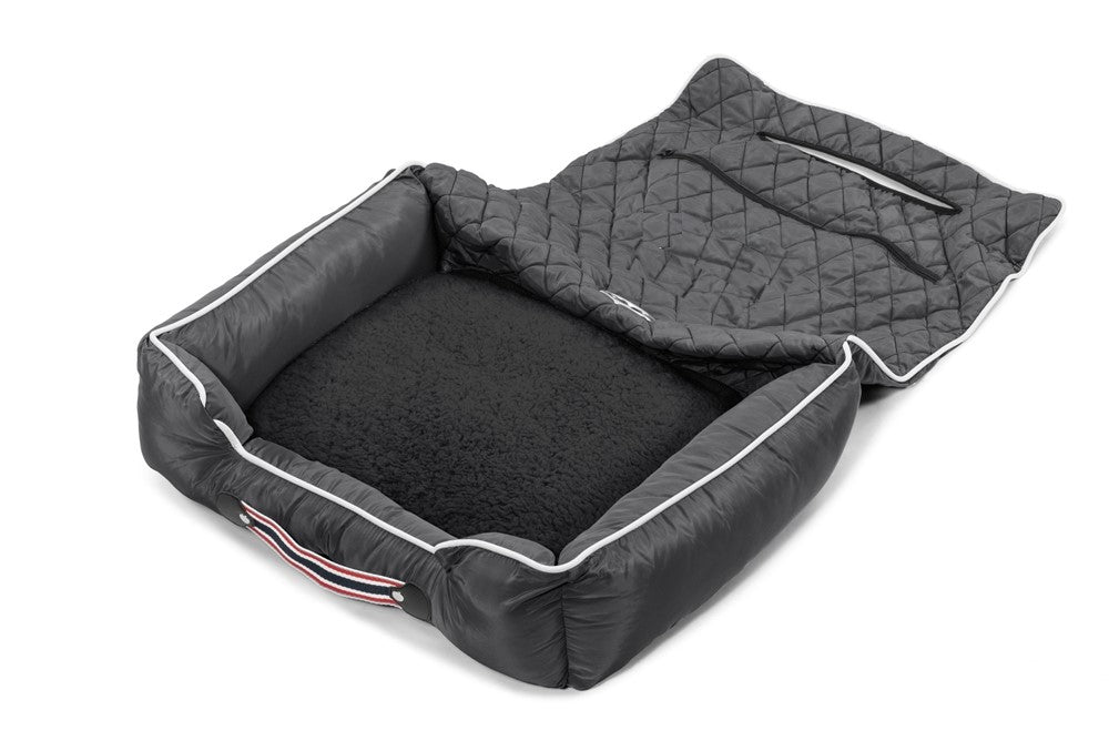 PetBed2GO, Chevrolet, Black Pet Bed Cushion & Car Seat Cover, 26x20x6, 3.5 lbs