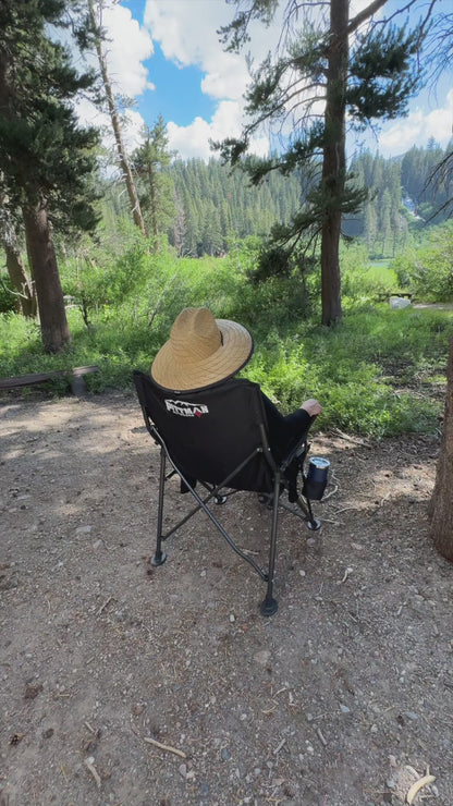 Pittman Outdoors Heated Camping Chair. The Ultimate Camping Experience