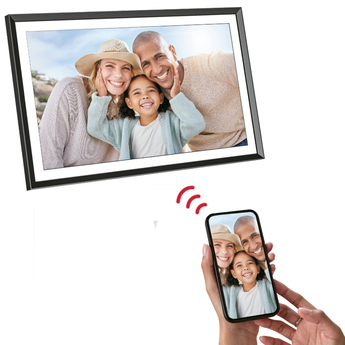 AGFA APF1560 WIFI DIGITAL PICTURE FRAME WITH FRAMEO SOFTWARE